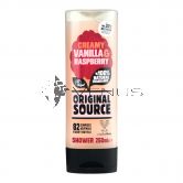 Original Source Shower Gel 250ml Creamy Vanilla & Raspberry