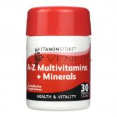 Vitaminstore A-Z Multivitamins + Minerals Tablets 30s
