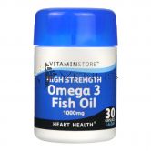 Vitaminstore Omega 3 Fish Oil 1000mg Tablets 30s