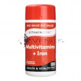 Vitaminstore Multivitamins+Iron Tablets 180s