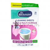 Dr Beckmann Cleaning Sheets Floor & Multi Surface 20s