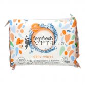 Femfresh Feminine Intimate Wipes 25s Biodegradable & Flushable