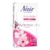 Nair Hair Remover Body Wax Strips 20s for Dry & Sensitive Skin