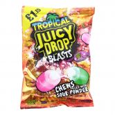 Bazooka Juicy Drop Blasts Tropical 120g