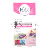 Veet Wax Strips 40s +4Wipes Normal Skin