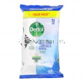 Dettol Anti Bacterial Cleansing Surface Wipes 72s