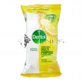 Dettol Anti Bacterial Multipurpose Cleaning Wipes 105s Citrus Zest Mega Pack