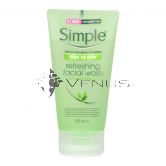 Simple Kind To Skin Refreshing Facial Wash Gel 150ml