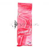 Laser 2 Lady Disposable Razor 10s
