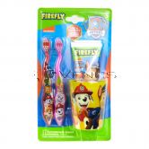 Firefly Paw Patrol Toothbrush 2s + Beaker + Toothpaste 75ml 1s Set