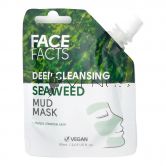 Face Facts Seaweed Mud Mask Pouch 60ml Deep Cleansing