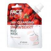 Face Facts Strawberry Mud Mask Pouch 60ml Deep Cleansing