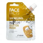 Face Facts Peel Off Glitter Mask Pouch 60ml Sparkling