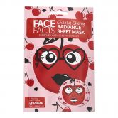 Face Facts Printed Sheet Mask 1s Cheeky Cherry
