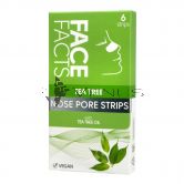 Face Facts Tea Tree Nose Pore Strips 6s