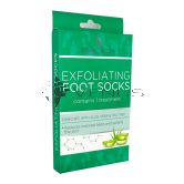 Skin Academy Exfoliating Foot Socks 1 Pair W/Aloe Vera & Tea Tree