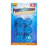 All About Home Powerhouse Hygienic Toilet Blocks 6pcsx50g Blue