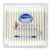 Athena Cotton Buds w/ Paper Stem 200s Square Tub