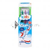 Aquafresh Toothbrush Kids Soft 3s 0-7Years Old Plastic-Free Pack