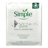 Simple Pure Soap 100gx2