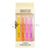 County Beaut Co Tweezer Set 4s