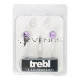 Trebl Color Cap In-Ear Headphones 1Box Assorted Colours