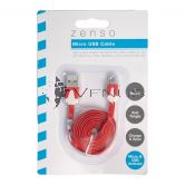 Zenso Android To Micro USB cable 1Metre (Assorted Color)