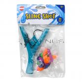 Hoot Sling Shot +20 Water Bombs Assorted Color Pack For 3Years+ 5 Years+