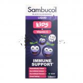 Sambucol Black Elderberry Liquid 120ml Kids + Vitamin - C For 1-12 Years Old