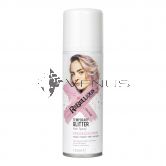 Rebellious Colours Temp Glitter Hair Spray 125ml Prosecco Pink