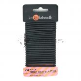 Kit&Kaboodle Thick Hair Elastics 24s Black