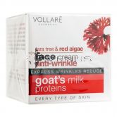 Vollare Goat Milk Face Cream Anti-Wrinkle Tara Tree and Red Algae