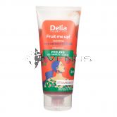 Delia Fruit Me Up! Face & Body Scrub Nourishing 200ml Strawberry