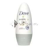 Dove Deodorant Roll On 50ml Invisible Dry
