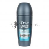 Dove Deodorant Roll On 50ml Men+ Care Clean Comfort