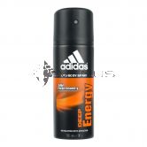 Adidas Deodorant Spray 150ml Deep Energy