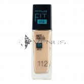 Maybelline Fit Me Matte + Poreless Foundation 112 Natural Ivory