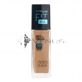 Maybelline Fit Me Matte+ Poreless Foundation 222 True Beige