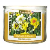 Aromance Scented Candle 12oz Daffodils & Daisies