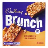 Cadbury Brunch Bar Crunchy Peanuts 4Bars Box