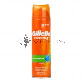 Gillette Fusion 5 Shave Gel 198g Ultra Sensitive
