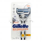 Gillette Skinguard Sensitive Power Razor 1s With Battery