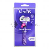 Gillette Venus Swirl Deluxe Smooth Razor Flexiball 1s +Cartridge1s