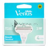 Gillette Venus Smooth Cartridge 4s Sensitive Green