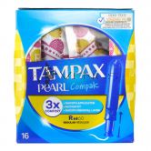 Tampax Pearl Compak Regular 16 Tampons
