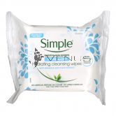 Simple Water Boost Hydrating Cleansing Wipes 25s