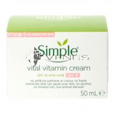 Simple Kind To Skin Vital Vitamin Day Cream 50ml SPF15