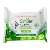 Simple Kind To Skin Micellar Cleansing Wipes 20s