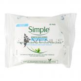 Simple Water Boost Micellar Make-Up Remover Eye Pads 30s