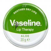 Vaseline Lip Therapy Petroleum Jelly Aloe Vera Green 20g